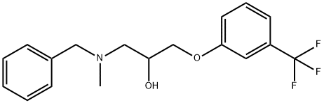 1-(benzylmethlamino)-3-(alpha,alpha,alpha-trifluoro-3-tolyl)oxy-2-프로판올 구조식 이미지