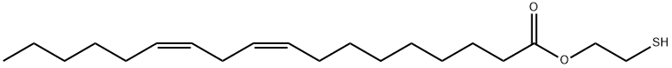 2-메르캅토에틸(9Z,12Z)-옥타데카-9,12-디에노에이트 구조식 이미지
