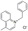 1-벤질-4-메틸퀴놀리늄클로라이드 구조식 이미지