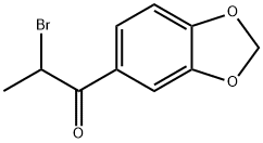 2-Bromo-3',4'-(methylenedioxy)propiophenone 구조식 이미지