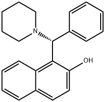 1-((R)-PHENYL(PIPERIDIN-1-YL)METHYL)NAPHTHALEN-2-OL Structure