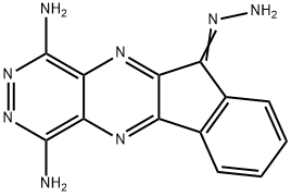 1,4-Diamino-10H-indeno[1',2':5,6]pyrazino[2,3-d]pyridazin-10-one hydrazone Structure