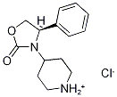 4-[(4r)-2-oxo-4-phenyl-1,3-oxazolidin-3-yl]piperidinium chloride Structure