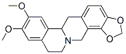 5,6,8,13-Tetrahydro-2,3-dimethoxy-9,10-(methylenedioxy)-13aH-dibenzo[a,g]quinolizine Structure