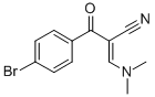 2-[(디메틸아미노)메틸렌]-3-(4-브로모페닐)-3-옥소-프로판니트릴 구조식 이미지