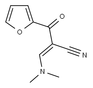 2-[(DIMETHYLAMINO)METHYLENE]-3-(2-FURYL)-3-OXO-PROPANENITRILE Structure