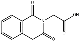 (1,3-DIOXO-3,4-DIHYDROISOQUINOLIN-2(1H)-YL)아세트산 구조식 이미지