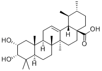 Pygenic acid A 구조식 이미지