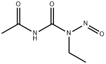 1-아세틸-3-에틸-3-니트로소우레아 구조식 이미지
