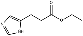 3-(1H-IMIDAZOL-4-YL)-PROPIONIC ACID ETHYL ESTER 구조식 이미지