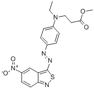 52239-04-0 methyl N-ethyl-N-[4-[(5-nitro-2,1-benzisothiazol-3-yl)azo]phenyl]-beta-alaninate 