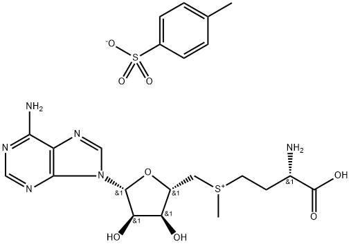 5'-[[(3S)-3-AMino-3-carboxypropyl]Methylsulfonio]-5'-deoxy-Adenosine tosylate 구조식 이미지