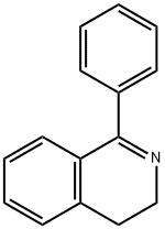 1-페닐-3,4-디히드로이소퀴놀린 구조식 이미지