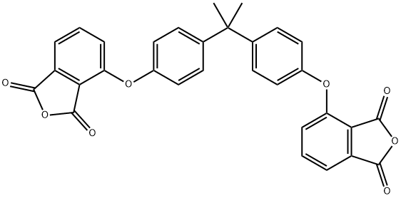 4,4'-(Dimethylmethylene)bis(1,4-phenyleneoxy)bis(isobenzofuran-1,3-dione) Structure