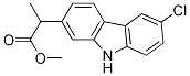 9H-Carbazole-2-acetic acid, 6-chloro-a-Methyl-, Methyl ester Structure