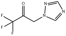 2-Propanone,  1,1,1-trifluoro-3-(1H-1,2,4-triazol-1-yl)- Structure