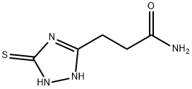 3-(3-mercapto-1H-1,2,4-triazol-5-yl)propanamide Structure