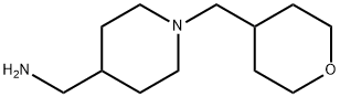 4-PiperidineMethanaMine, 1-[(tetrahydro-2H-pyran-4-yl)Methyl]- Structure