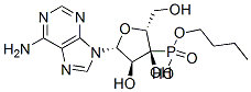 3'-(1-butylphosphoryl)adenosine Structure