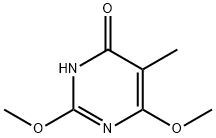 4(1H)-Pyrimidinone, 2,6-dimethoxy-5-methyl- (9CI) Structure