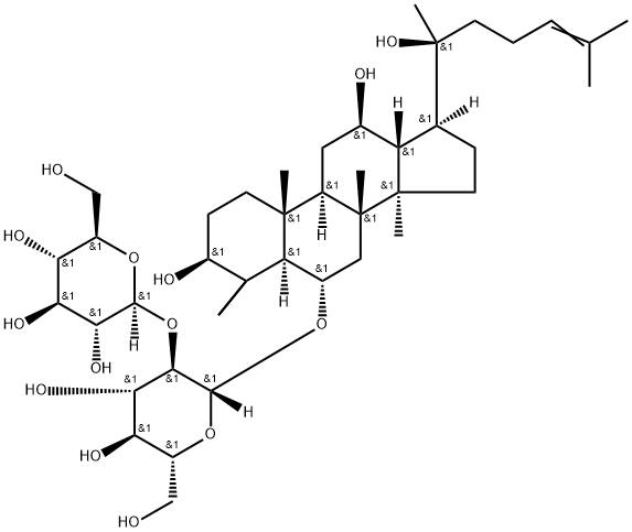 Ginsenoside Rf Structure