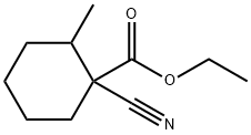 에틸-1-시아노-2-메틸시클로헥산카르복실레이트 구조식 이미지