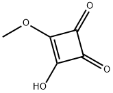 1-메톡시-2-하이드록시사이클로부텐-3,4-디온 구조식 이미지