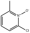 2-클로로-6-메틸-피리딘1-옥사이드 구조식 이미지