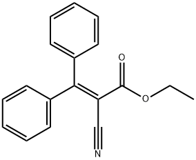 Ethyl 2-cyano-3,3-diphenylacrylate Structure