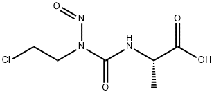 N-(2-클로로에틸)-1-니트로소카바모일알라닌 구조식 이미지