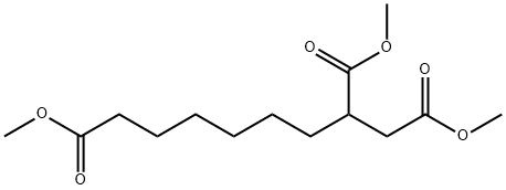 1,2,8-Octanetricarboxylic acid trimethyl ester Structure