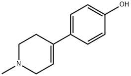 4-(1-METHYL-1,2,3,6-TETRAHYDROPYRIDIN-4-YL)PHENOL HYDROCHLORIDE Structure