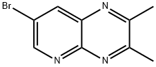 7-BROMO-2,3-DIMETHYLPYRIDO[2,3-B]PYRAZINE Structure