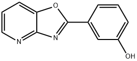 2-(3-hydroxyphenyl)oxazolo[4,5-b]pyridine 구조식 이미지