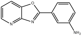 3-oxazolo[4,5-b]pyridin-2-yl-aniline 구조식 이미지
