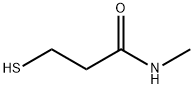 Propanamide, 3-mercapto-N-methyl- 구조식 이미지