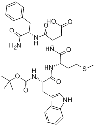 BOC-TRP-MET-ASP-PHE-NH2 구조식 이미지