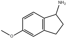 1H-INDEN-1-AMINE, 2,3-DIHYDRO-5-METHOXY- Structure