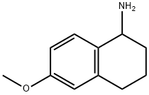 1,2,3,4-테트라히드로-6-메톡시-1-나프탈렌아민 구조식 이미지