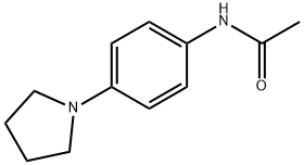 N-(4-(피롤리딘-1-일)페닐)아세트아미드 구조식 이미지