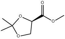 (R)-(+)-2,2-DIMETHYL-1,3-DIOXOLANE-4-CARBOXYLIC ACID METHYL ESTER Structure