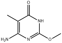6-AMINO-2-METHOXY-5-METHYLPYRIMIDIN-4(3H)-ONE 구조식 이미지