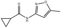 시클로프로판카르복사미드,N-(5-메틸-3-이속사졸릴)-(9CI) 구조식 이미지