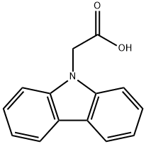 CARBAZOL-9-YL-ACETIC ACID 구조식 이미지