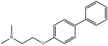 [2-(BIPHENYL-4-YLOXY)-ETHYL]-DIMETHYL-AMINE Structure