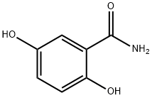 2,5-dihydroxybenzamide           구조식 이미지