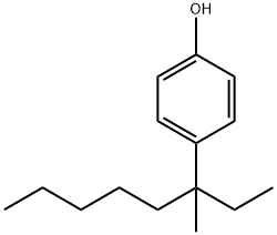 4-(1-ethyl-1-methylhexyl)phenol  Structure