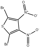 2,5-DIBROMO-3,4-DINITROTHIOPHENE 구조식 이미지