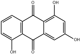 1,3,5-TRIHYDROXYANTHRAQUINONE Structure