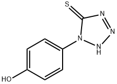1-(4-히드록시페닐)-1H-테트라졸-5-티올 구조식 이미지